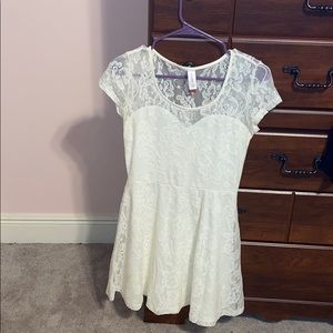 White lace dress